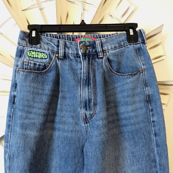 Empyre Tori 90s Medium Wash Denim Skate Jeans Size Small - Picture 8 of 14